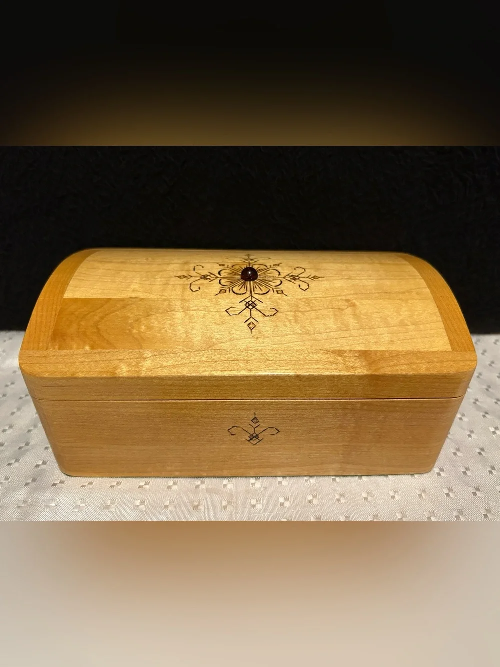 Handmade Jewelry Box Medium Pocket Watch Holder Stunning Workmanship